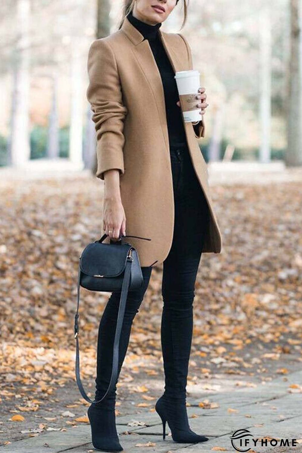 Stand-up Collar Elegant Coat (7 Colors) | IFYHOME