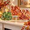 (Dragon)DIY Pearl Diamond Painting Acrylic Stand, Double-Sided Printed Tabletop Decoration, Special Shaped Diamond Art Craft Kit for Home Decor