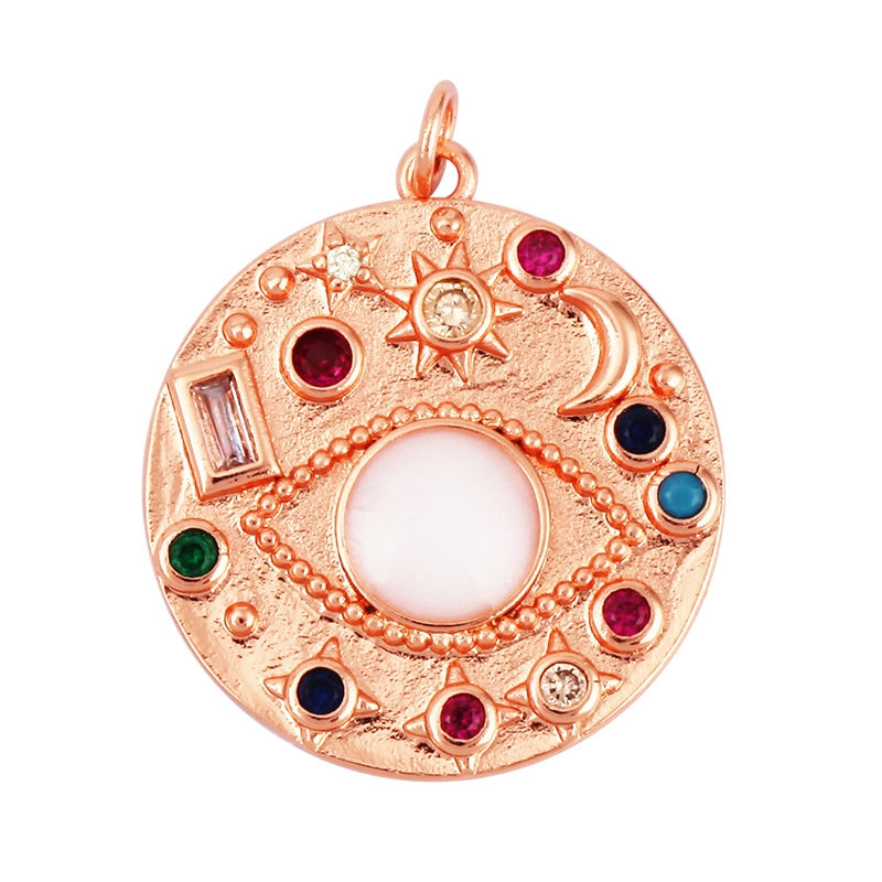 1 Piece Copper Devil’s Eye Pendant Jewelry Accessories