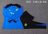 Joyfball 2024/2025 Barcelona Half-Pull Training Suit Blue Football Shirt 1:1 Thai Quality