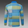 2025/2026 Real Madrid Light Blue Stripe Long Zipped Jacket Football Shirt 1:1 Thai Quality