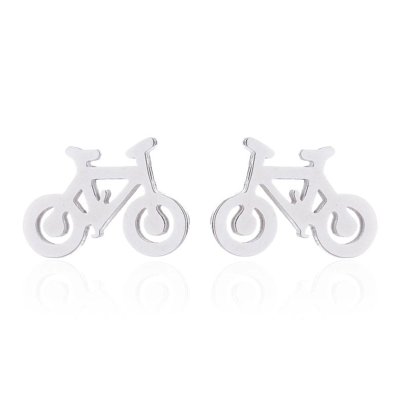 Minimalist Korean Style Geometric 304 Stainless Steel No Inlaid 18K Gold Plated Ear Studs