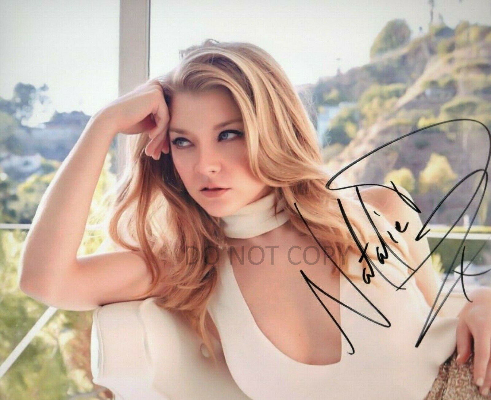 Natalie Dormer Autographed Signed 8x10 Photo Poster painting GOT Game of Thrones Tudors REPRINT