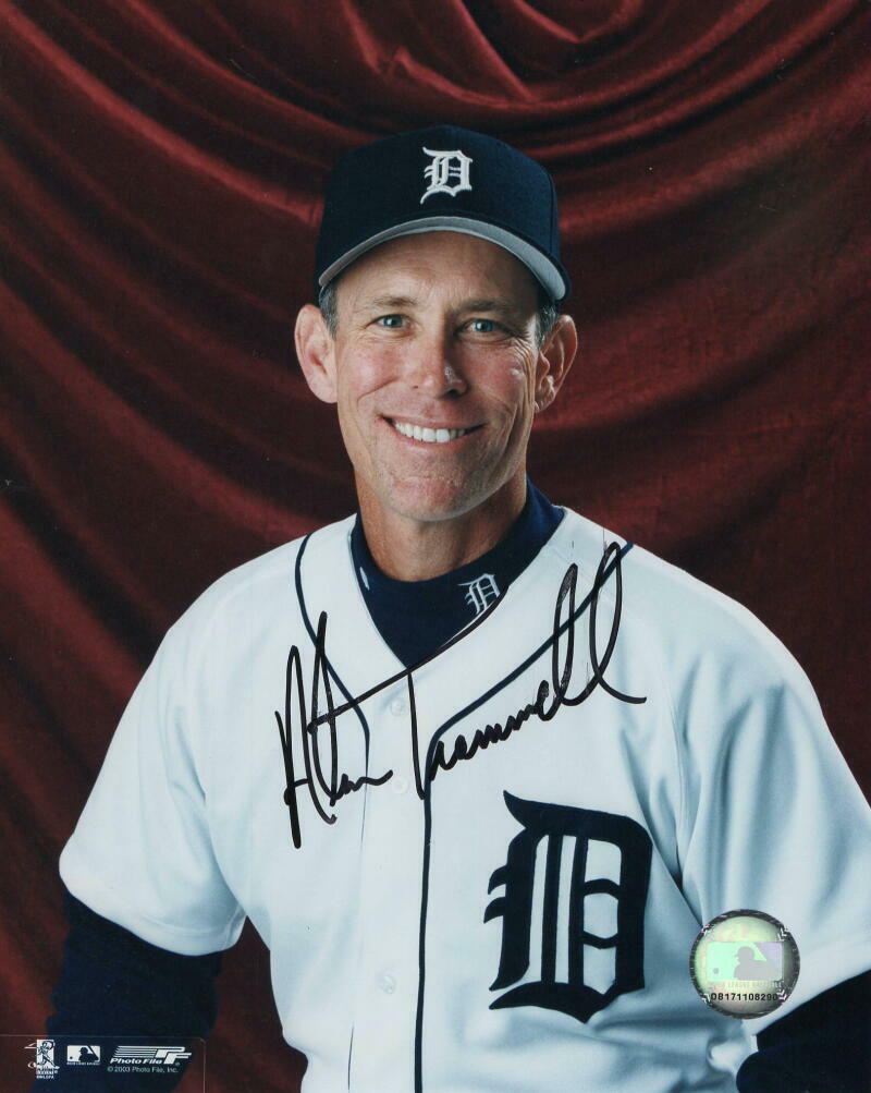 ALAN TRAMMELL SIGNED AUTOGRAPH 8X10 Photo Poster painting - DETROIT TIGERS STAR, BASEBALL HOF