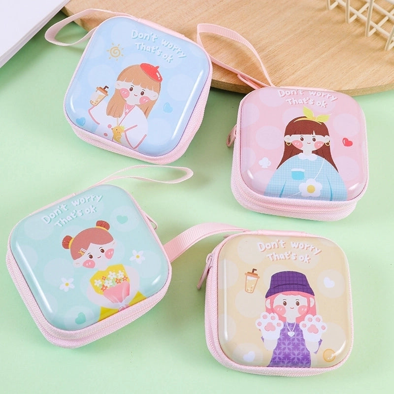 Girl’S Cartoon PVC Zipper Coin Purses