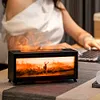 Fireplace Air Humidifier with Remote Control Essential Oil Diffuser (White EU)