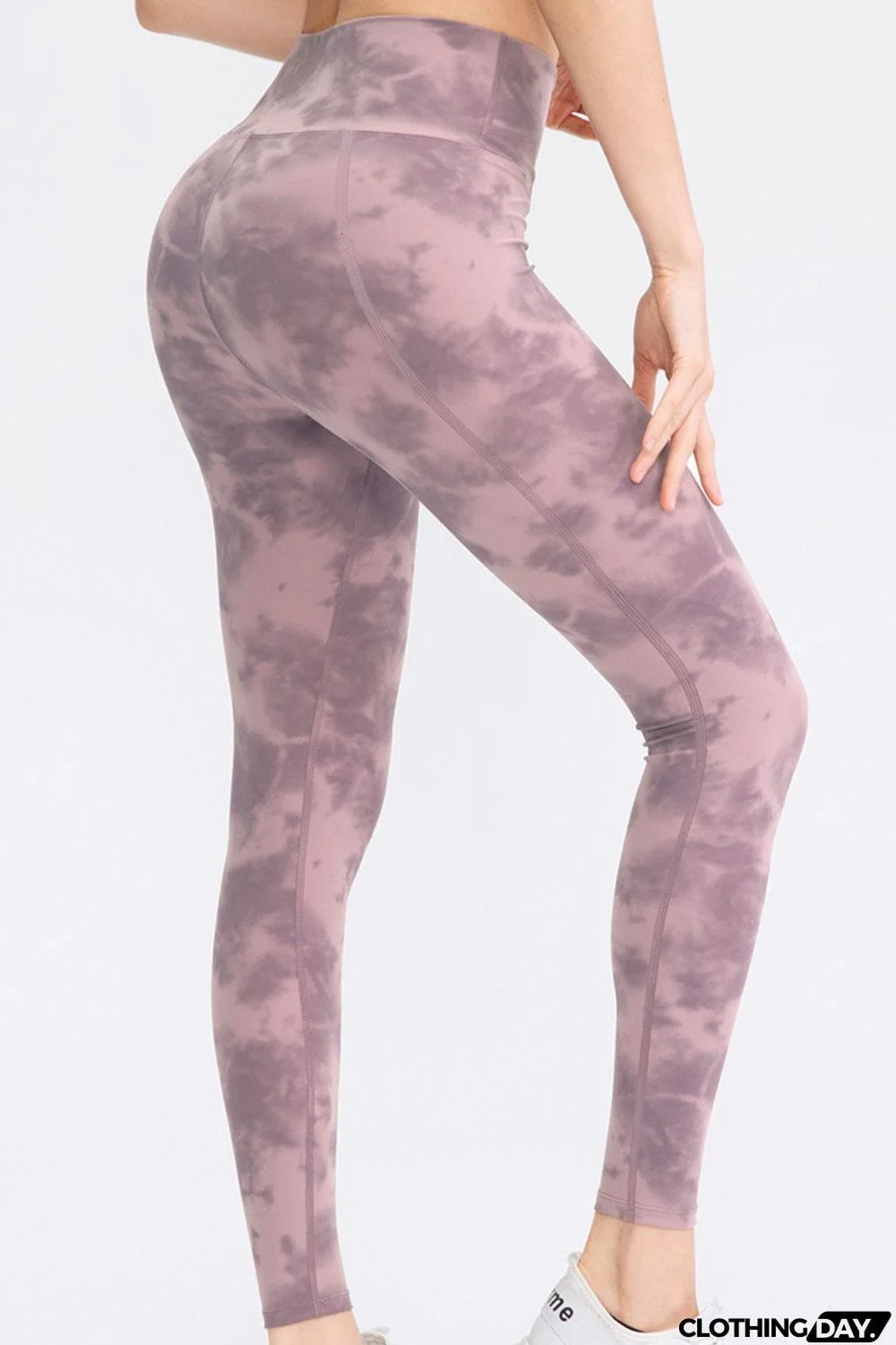 Wide Waistband Slim Fit Long Sports Pants