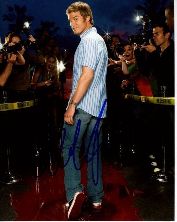 MICHAEL C. HALL Signed Autographed DEXTER MORGAN Photo Poster painting