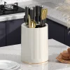 Home Kitchen 360 Degrees Rotating Knifes Chopsticks Storage Organizer