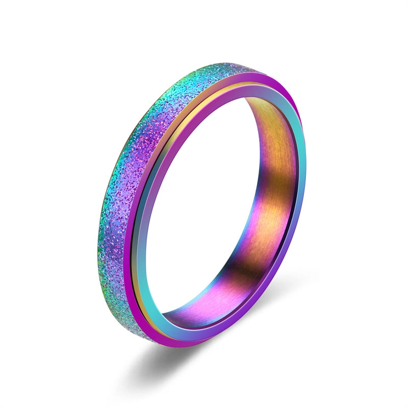 Elegant Geometric 304 Stainless Steel Plating Unisex Rings