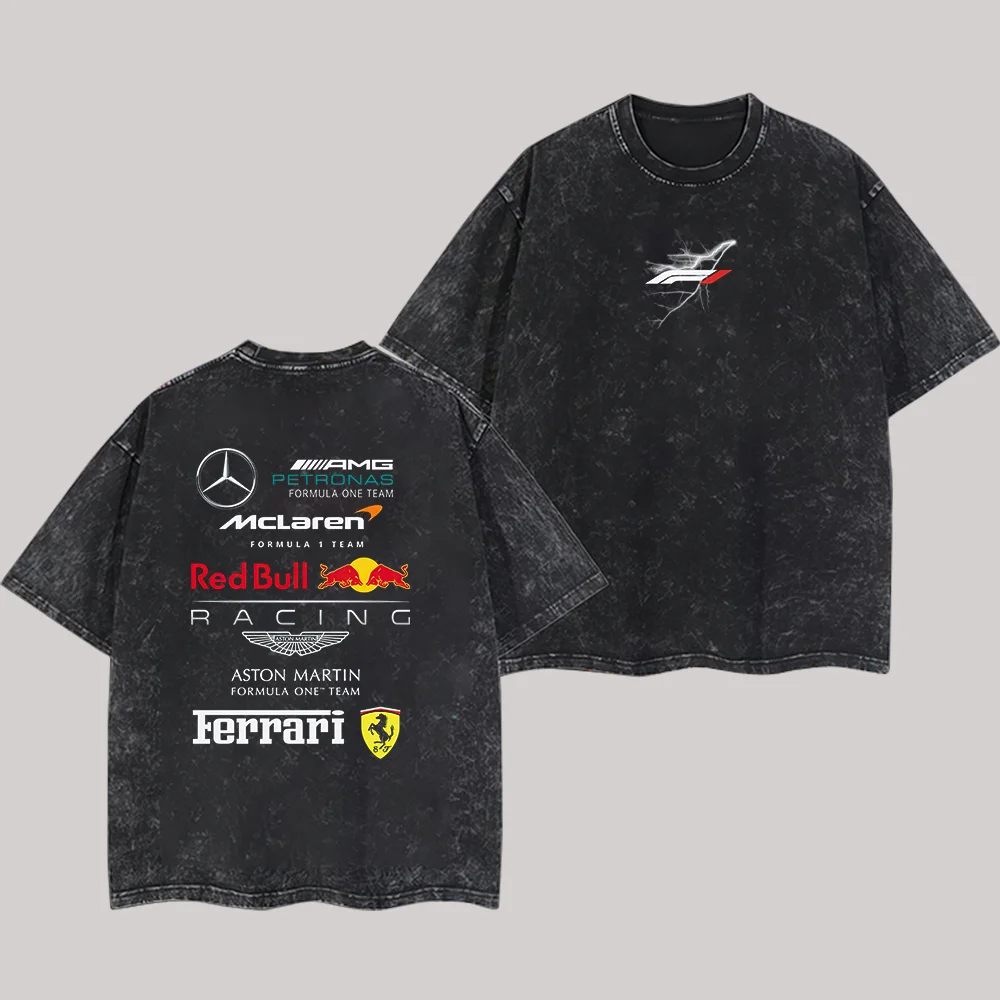 Aston Martin F1 Team Printed Oversize Washed T-Shirt