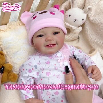 Babeside Smiling Reborn Baby Leen 20'' Little Infant Girl Bestes Geschenk f&uuml;r Kinder