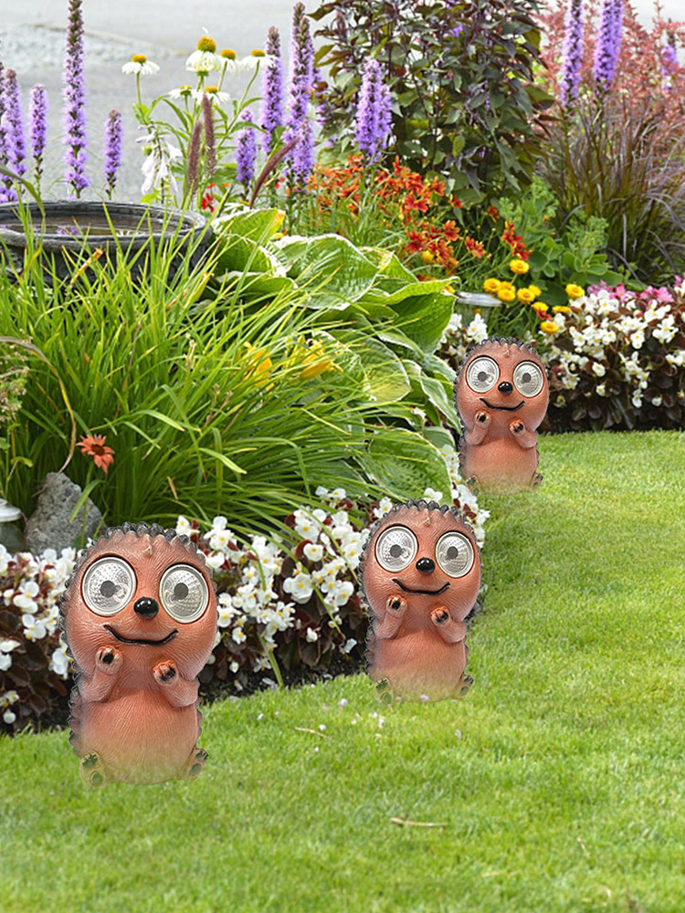 

Solar LED Lights Figurine Resin Animal Ornament Garden Lamp Lawn Yard Decor, 501 Original