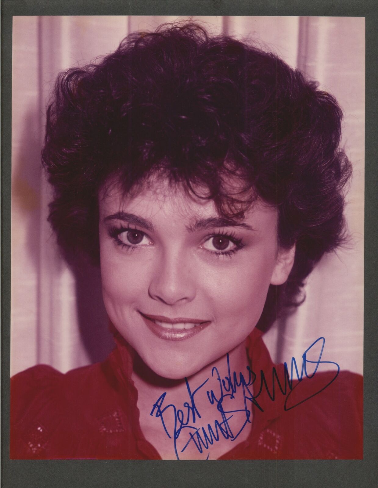 Emma Samms- Signed Autograph Color 8x10 Photo Poster painting - Dynasty