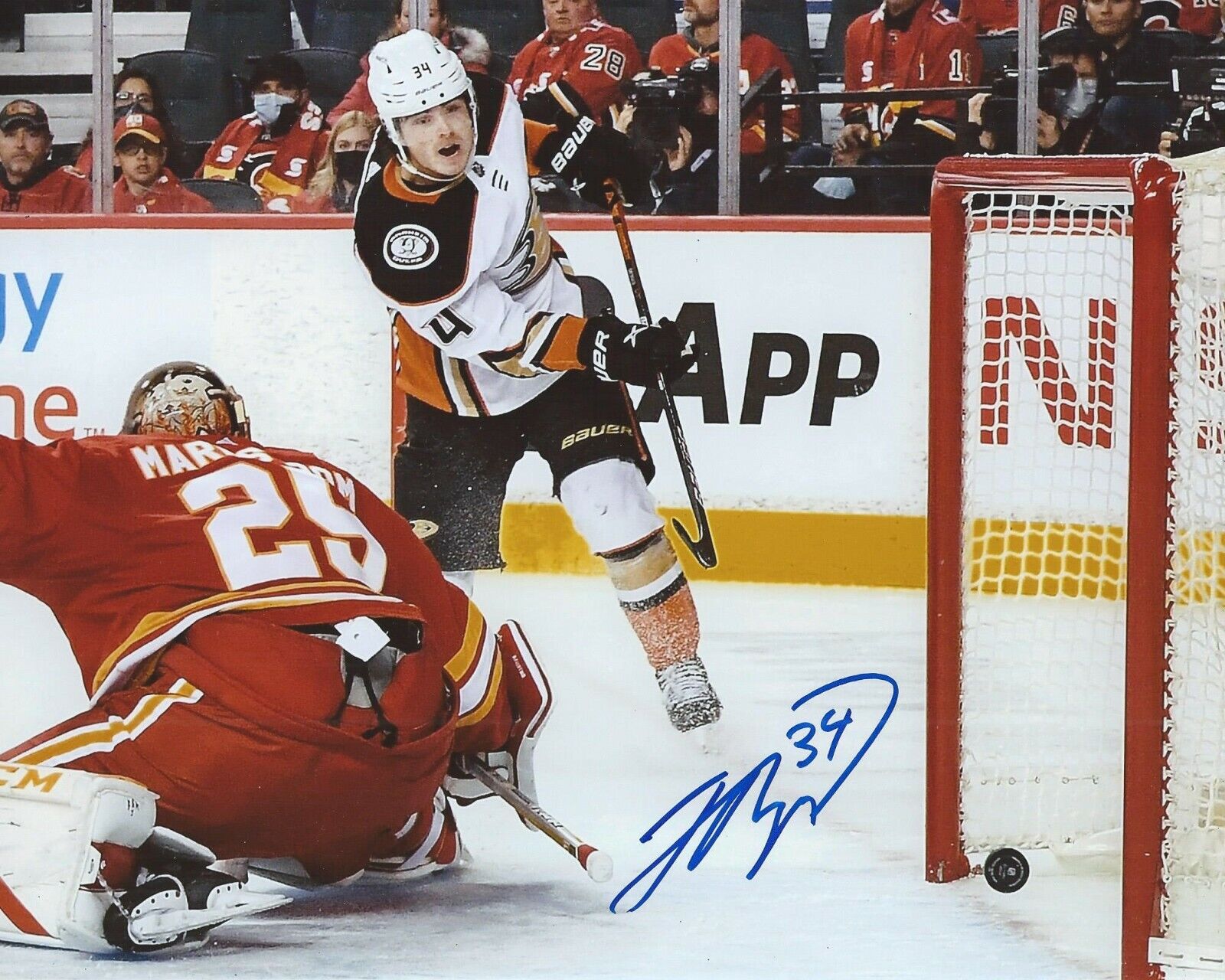 Jamie Drysdale Signed 8x10 Photo Poster painting Anaheim Ducks Autographed COA B