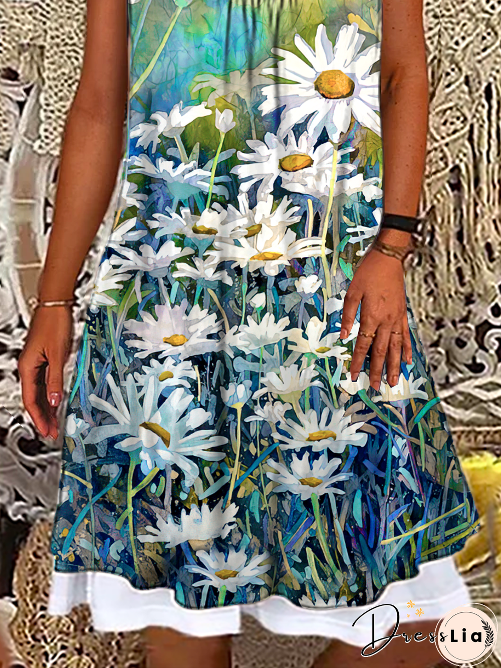 Holiday Crew Neck Knitting Dress