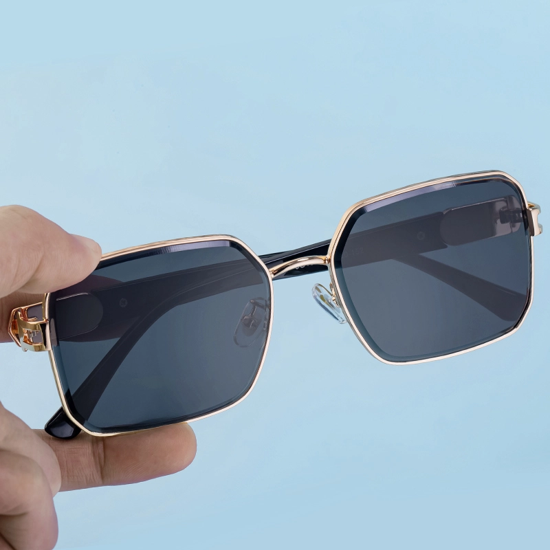 Casual Vacation Solid Color Pc Square Full Frame Women’s Sunglasses