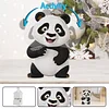 Panda DIY Acrylic Shaking Head 5D DIY Diamond Art Tabletop Ornament Home Decor