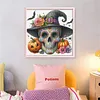Skull-11CT Stamped Cross Stitch 40*40cm/15.75*15.75in tapestrymarket