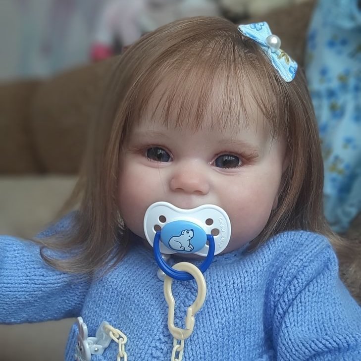  20'' Handmade Realistic Baby Doll for Girls Named Trinity with "Heartbeat" and Sound - Reborndollsshop.com®-Reborndollsshop®
