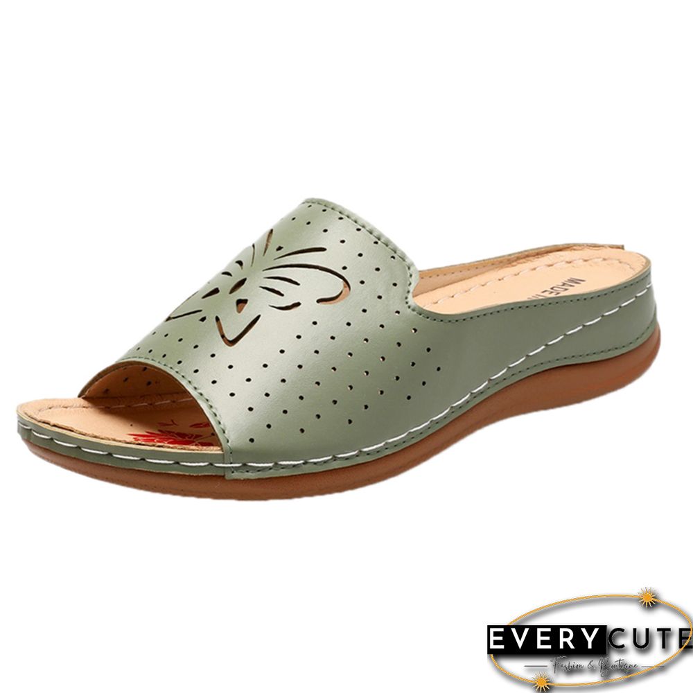 New Shoes Sandals Women Outdoor Walking Shoes Retro Ladies Shoes Slip On Women Shoe Slipper Female Zapatillas Muje Footwear