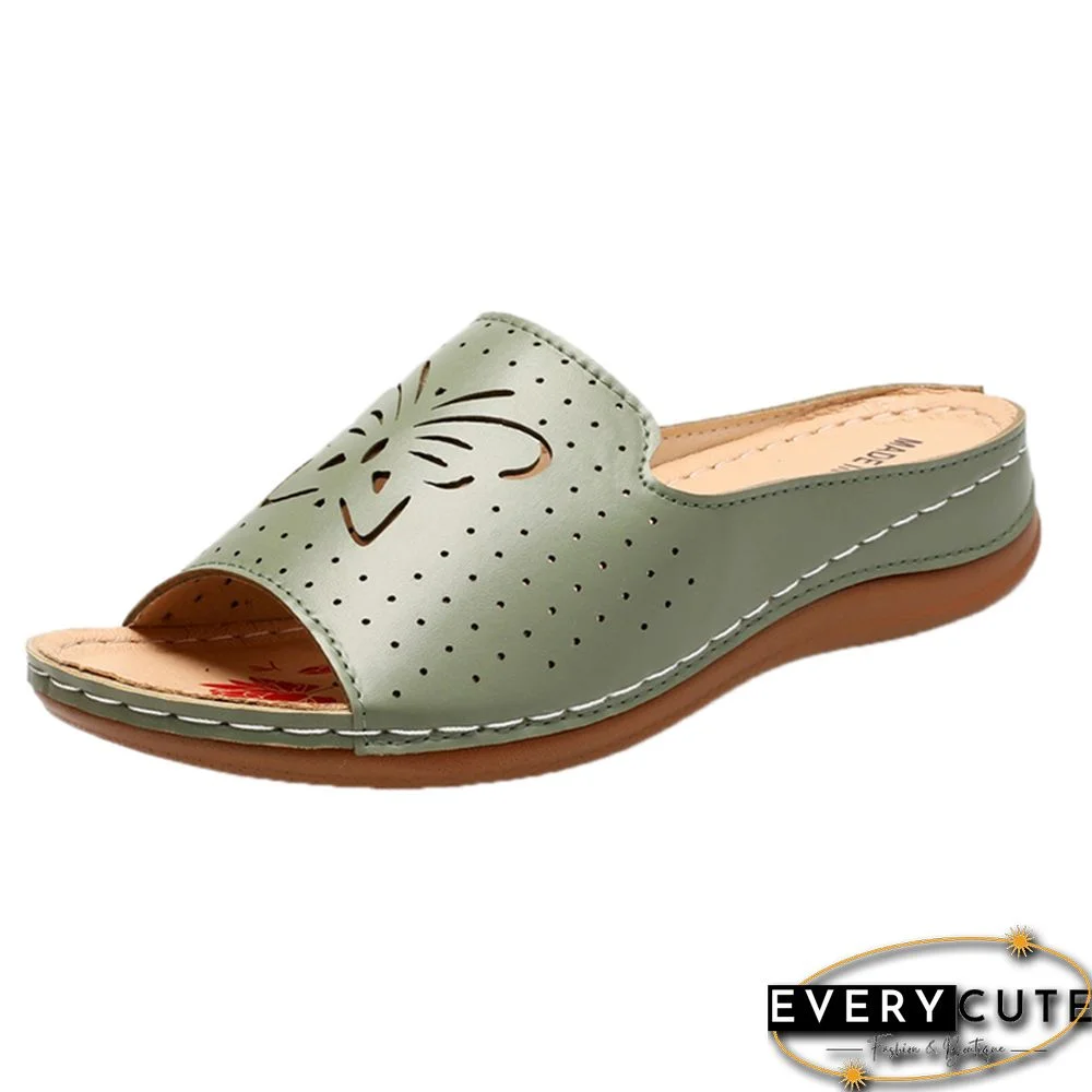 New Shoes Sandals Women Outdoor Walking Shoes Retro Ladies Shoes Slip On Women Shoe Slipper Female Zapatillas Muje Footwear