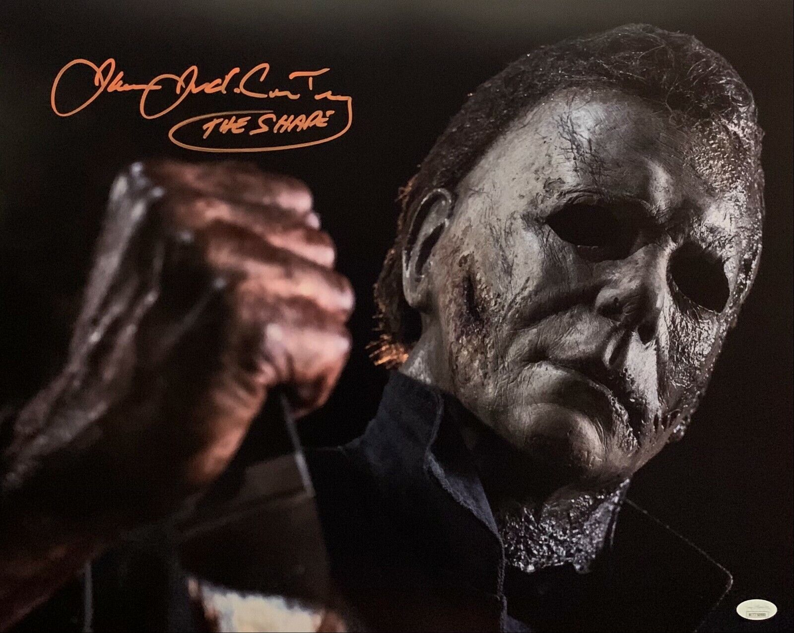 James Jude Courtney autographed signed inscribed 16x20 Photo Poster painting Halloween JSA COA