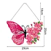 5D DIY Special Shaped Diamond Painting Butterfly Hanging With Lamp String Kit