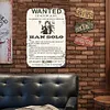 Wanted - Vintage Metal Signs - 20*30cm/30*40cm - Movie
