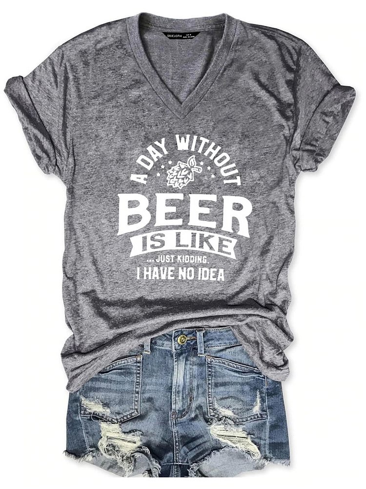 Bestdealfriday A Day Without Beer T-Shirt