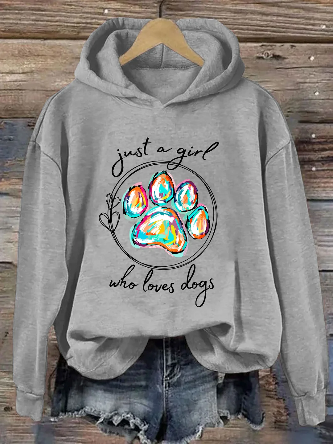 Just A Girl Who Loves Dogs Hoodie