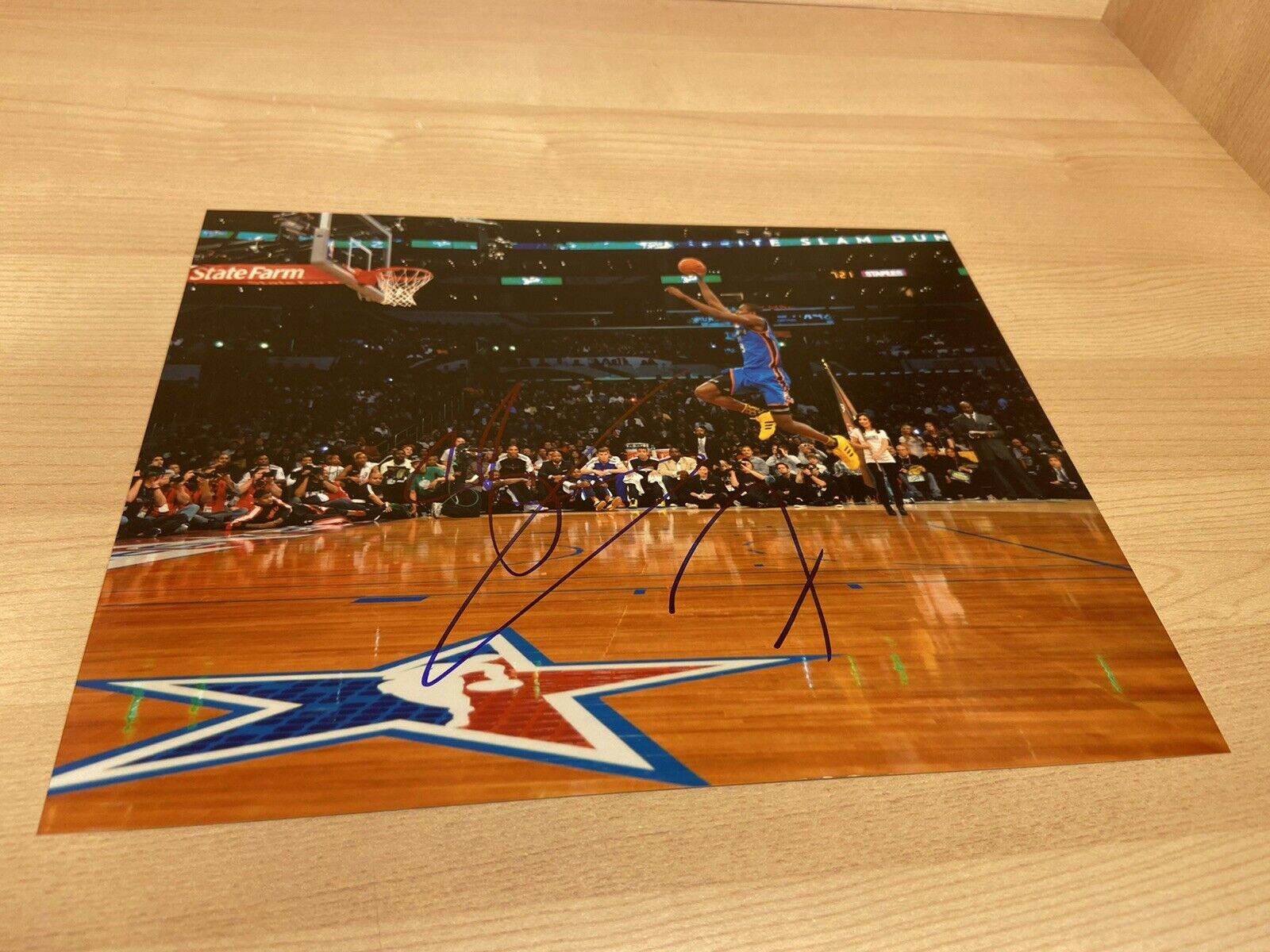 Serge Ibaka Raptors Thunder Drake Autographed Signed 8X10 Photo Poster painting W/COA