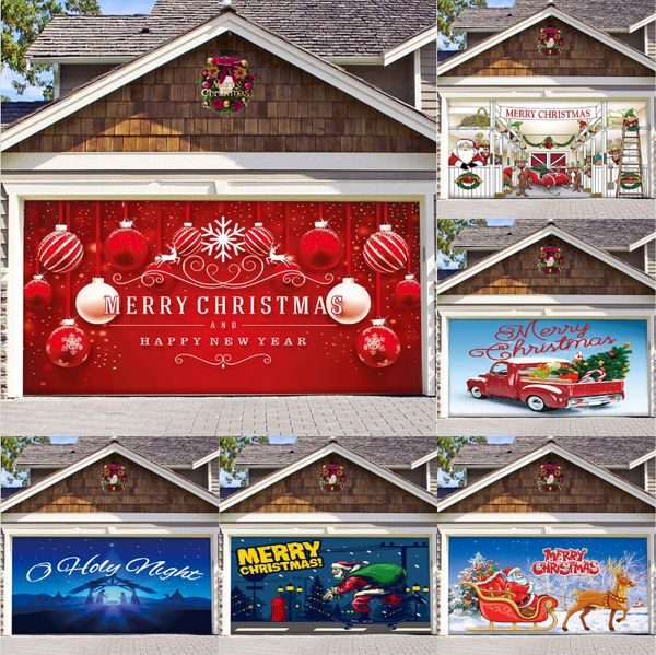 Christmas Mural for Garage Door