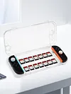 Crystal Clear Housing Case Antiscratch Hard Clear Frame Protector Case with 14 Card Slots for Nintendo for Switch 2 Console Accessory