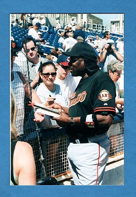 2002 DUSTY BAKER-SAN FRANCISCO GIANTS 4X6 COLOR Photo Poster painting-NEAR MINT