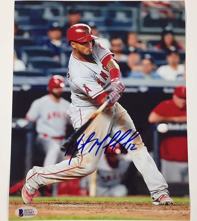 MARTIN MALDONADO Autograph ANGELS Signed 8x10 Photo Poster painting C w/ Beckett Witness BAS COA