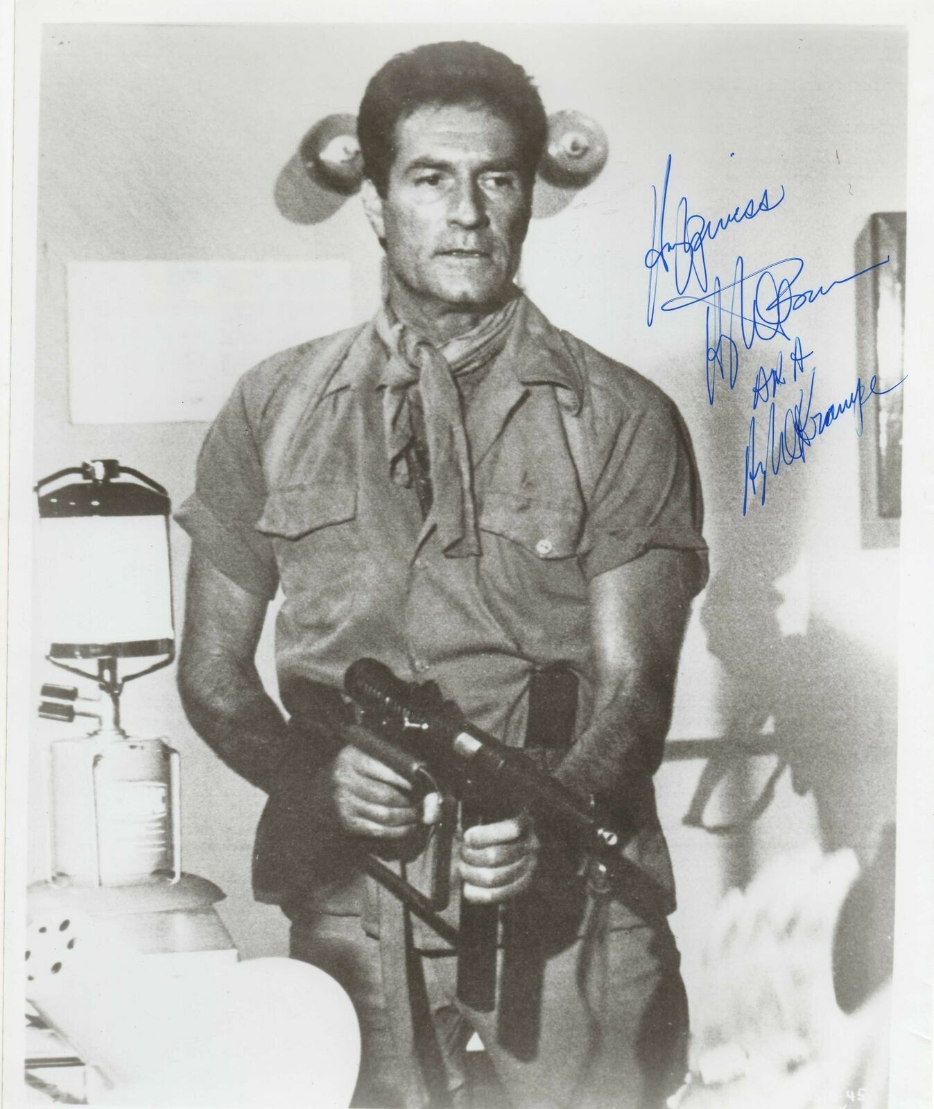 HUGH O'BRIAN, ACTOR DECEASED AUTOGRAPHED 8X10 PROMO Photo Poster painting WITH COA