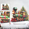 Diamond Painting Acrylic Christmas Train Desktop Diamond Painting Art Kits