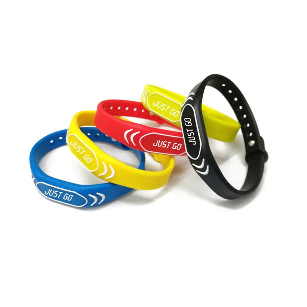 Access Control Wireless Payment 13.56mhz NFC Ticket RFID Kids Identification Bracelet For Concert