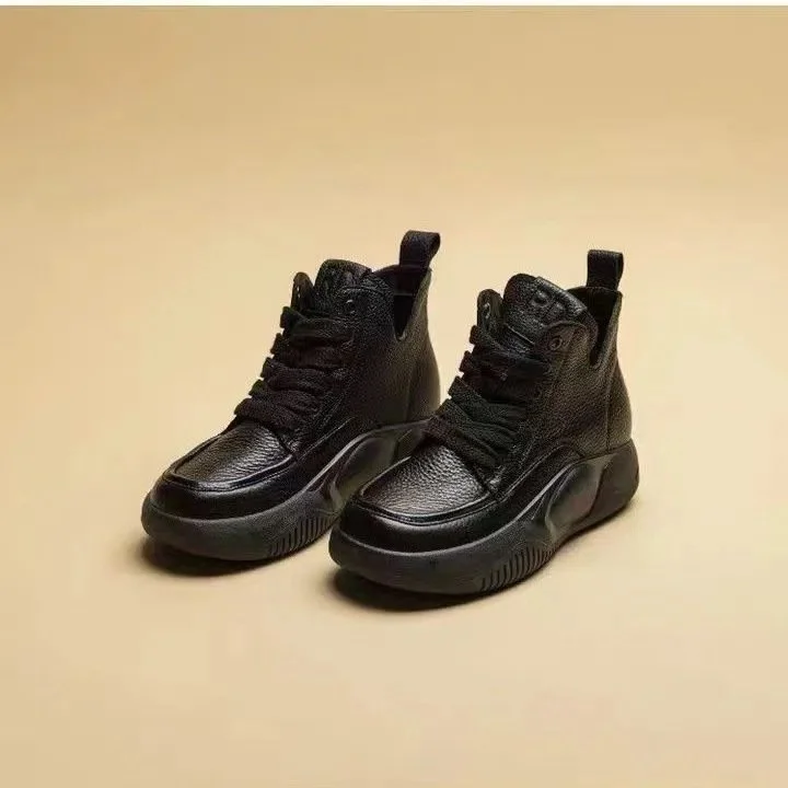 High-top retro style martin boots