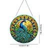 Diamond Painting Double Sided Stained Glass Peacock Hanging Diamond Art Kits