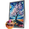 (40*60cm)DIY Full Round Drill Diamond Painting-Flower Tree