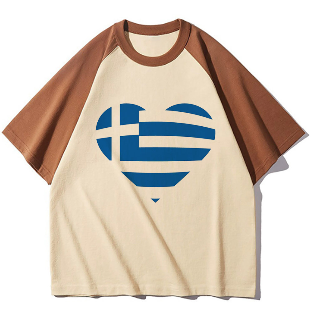 Gamesnears Greece top women crew neck top girl 2000s designer clothing