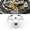 Head Mounted Hands Free Magnifying Glass USB Charging LED Interchangeable Lenses