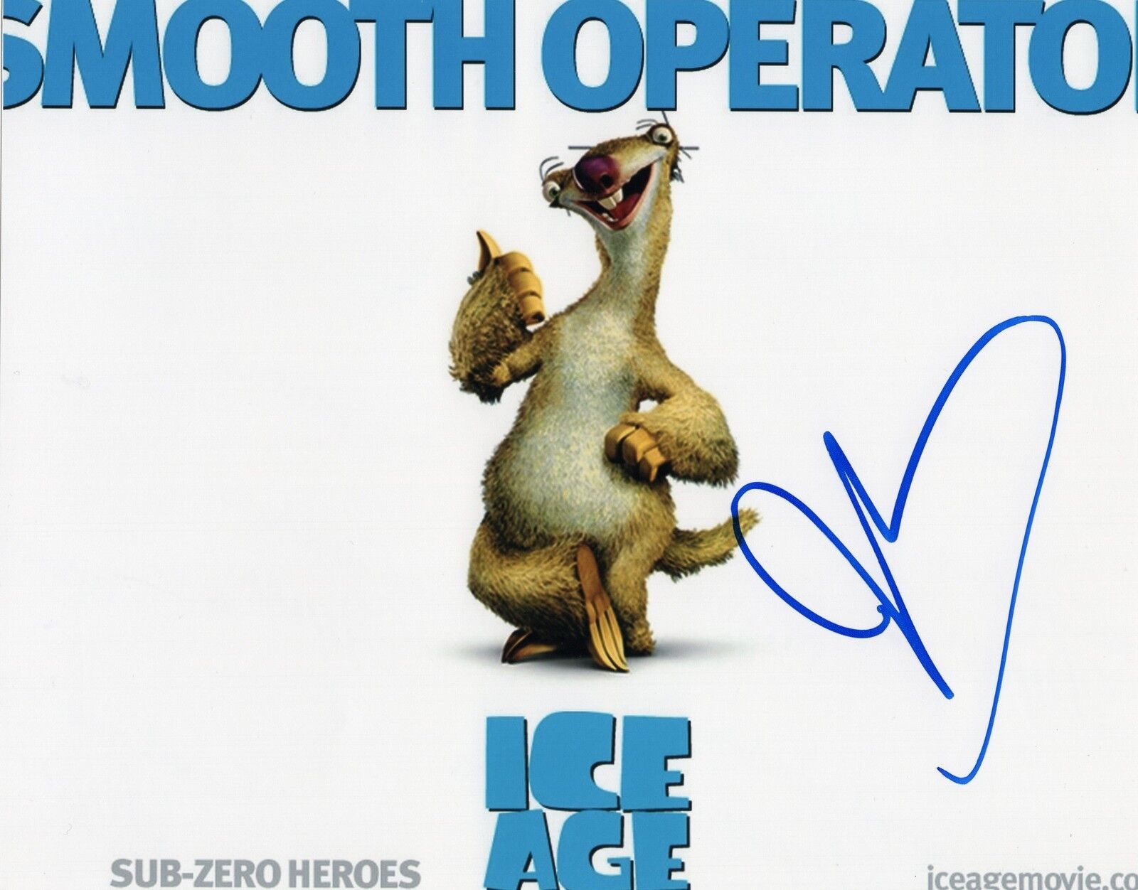 John Leguizamo Ice Age Continental Drift Signed 8x10 Photo Poster painting w/COA #1