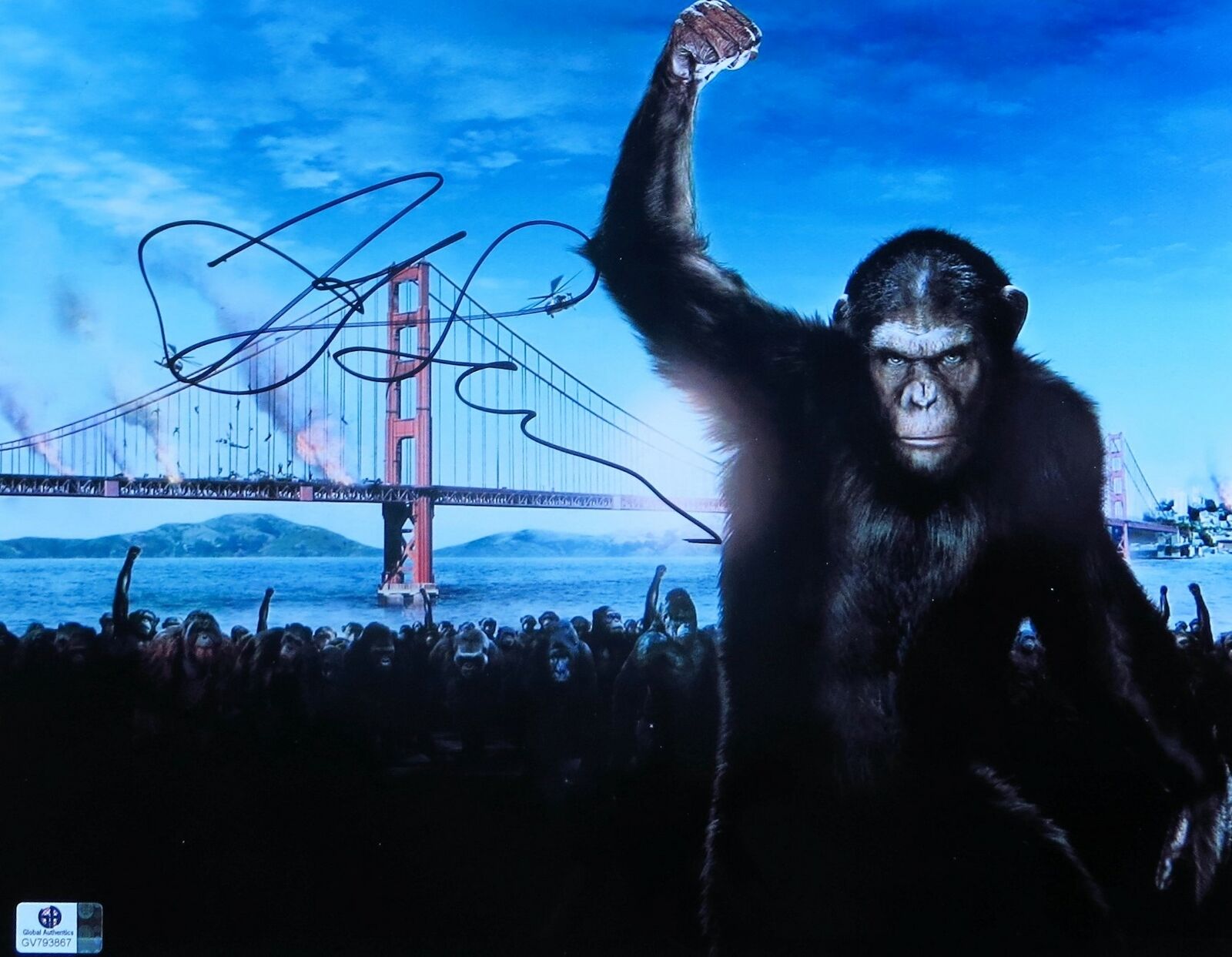 Andy Serkis Signed Autographed 10X13 Photo Poster painting Planet of the Apes GV796867