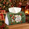 Season of Jesus DIY PULeather Diamond Painting Tissue Box for Adults Beginners Large Size Diamond Art Paper Storage Holder for Living Room Bathroom Table Decor
