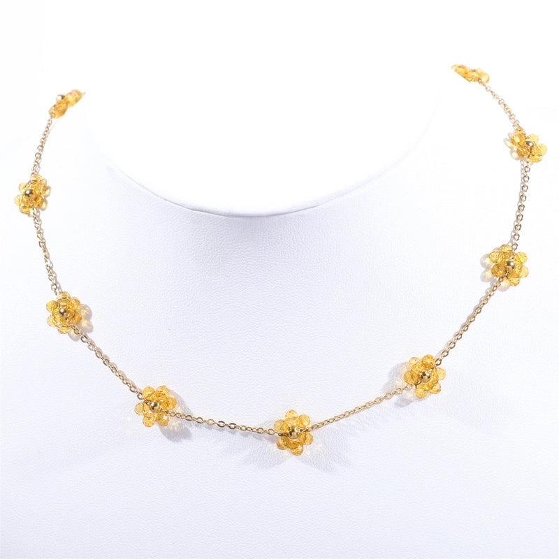 Sweet Flower Titanium Steel Bracelets In Bulk