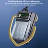 4 Slots Battery Charger with USB Cable Smart Charger for 1.5V AA/AAA Batteries