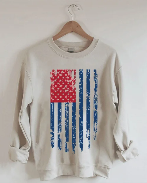 USA Flag Sweatshirt